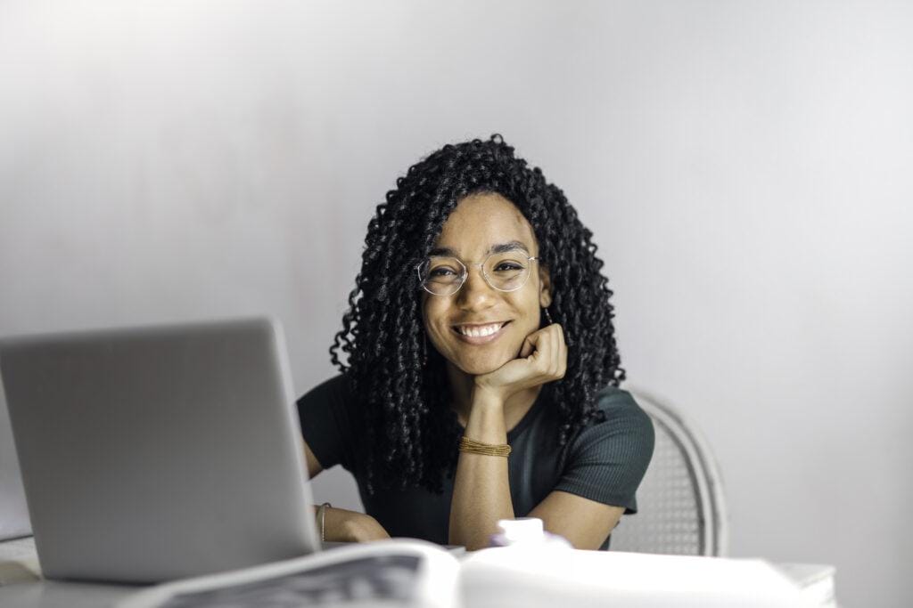 Social Worker smiling