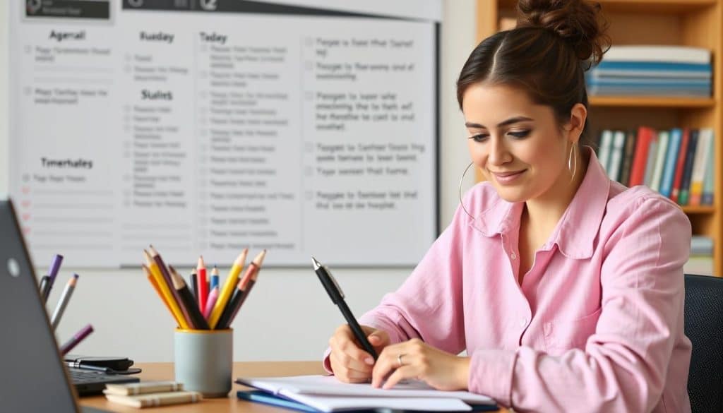 study schedule for social work exam