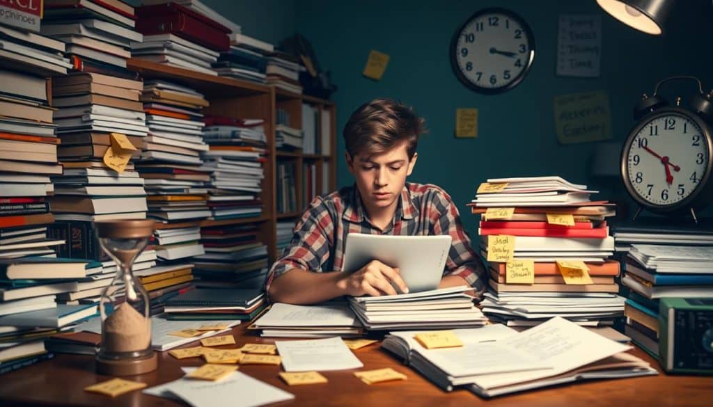 test anxiety social work exam